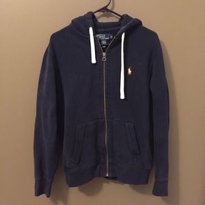 Polo Zip Up Sweatshirt